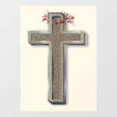 Bedrijfssticker raam beige achtergrond raamsticker (Vel)