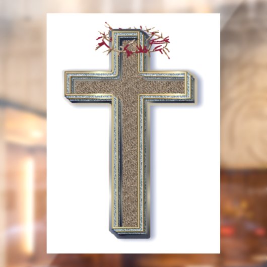 Bedrijfssticker venster Witte achtergrond Raamsticker (Vel 2)