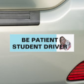 BEDRIJFSSTUDENDRIVER BUMPERSTICKER (Op auto)