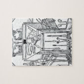 Bedrijfstabel en chirurgische instrumenten, van 'D Legpuzzel (Horizontaal)