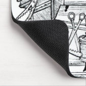 Bedrijfstabel en chirurgische instrumenten, van 'D Muismat (Hoek)