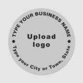 Bedrijfstak Grijze vorm Naamplaatje (Voorkant)