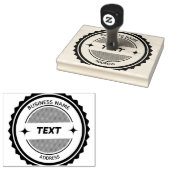 BEDRIJFSTAMP GEPERSONALISEERD RUBBERSTEMPEL (Gestempeld)