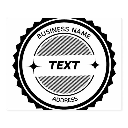 BEDRIJFSTAMP GEPERSONALISEERD RUBBERSTEMPEL (Afrduk)