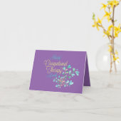 BedrijfsTherapie Maand Dank u Kaart (Gele Bloem)