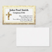 Bedrijfstitel Gouden en Zwarte Visitekaartjes (Voorkant / Achterkant)