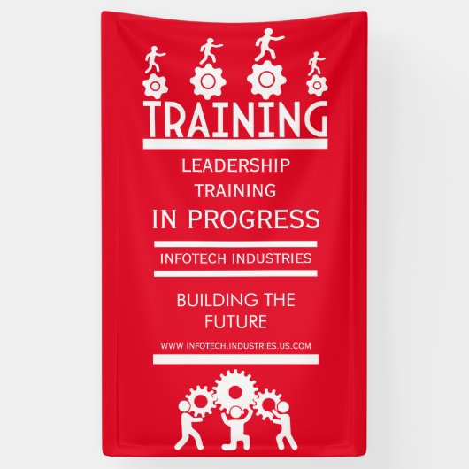 Bedrijfstrainingen Spandoek (Verticaal)