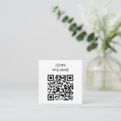 bedrijfsuitbreiding QR-code openen Informatiekaartje (Staand voorkant)