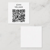 bedrijfsuitbreiding QR-code openen Informatiekaartje (Voorkant / Achterkant)
