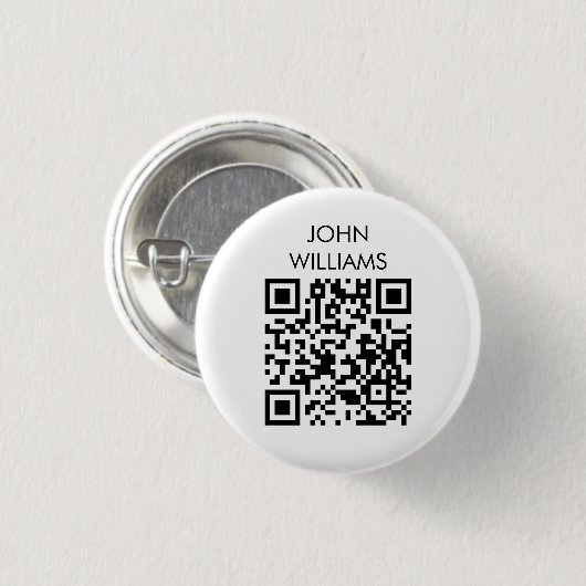 bedrijfsuitbreiding QR-code openen Ronde Button 3,2 Cm (Voorkant /achterkant)