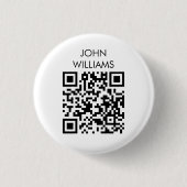bedrijfsuitbreiding QR-code openen Ronde Button 3,2 Cm (Voorkant)