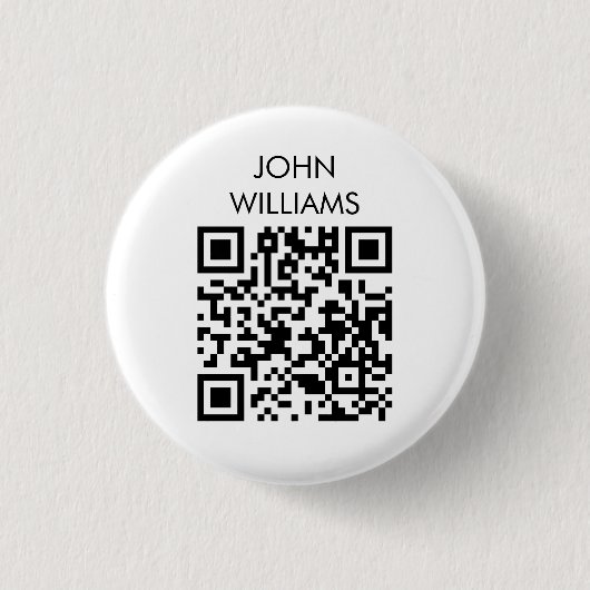 bedrijfsuitbreiding QR-code openen Ronde Button 3,2 Cm (Voorkant)