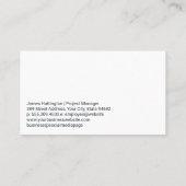 Bedrijfsvastgoed | Bouwontwikkelaars Visitekaartje (Achterkant)