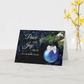 Bedrijfsvastgoed Custom Name Holiday Greetings Kaart (Gele Bloem)