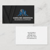 Bedrijfsvastgoed gebouwen visitekaartje (Voorkant / Achterkant)