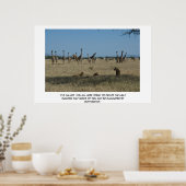 Bedrijfsvergadering - downsizing poster (Keuken)