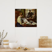  BedrijfsVergadering, Kantoor met Uitvoerende Poster (Keuken)