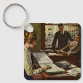  BedrijfsVergadering, Kantoor met Uitvoerende Sleutelhanger (Voorkant)