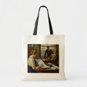  BedrijfsVergadering, Kantoor met Uitvoerende Tote Bag (Voorkant)
