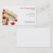 Bedrijfsvisitekaartje, kampeerterrein visitekaartje (Voorkant / Achterkant)