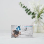 Bedrijfsvisitekaartje, kampeerterrein visitekaartje (Staand voorkant)