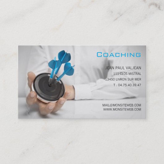 Bedrijfsvisitekaartje, kampeerterrein visitekaartje (Voorkant)