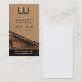 Bedrijfsvisitekaartje, kartonnen achtergrond visitekaartje (Voorkant / Achterkant)