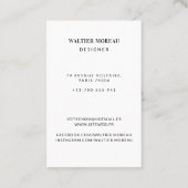 Bedrijfsvisitekaartje met foto visitekaartje (Achterkant)