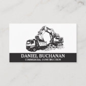 bedrijfsvoertuigen voor de bouw visitekaartje (Voorkant)