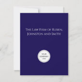 Bedrijfsvrolijke kersthanger met bogen notitiekaartje (Achterkant)