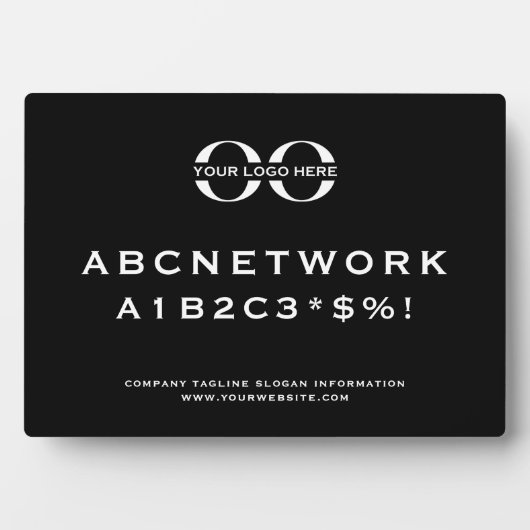 Bedrijfswachtwoord voor gastsysteem WiFi-code Fotoplaat (voorkant)