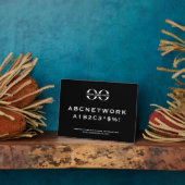 Bedrijfswachtwoord voor gastsysteem WiFi-code Fotoplaat (Zijkant)