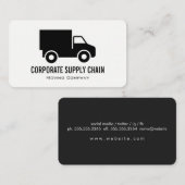 bedrijfswagen visitekaartje (Voorkant / Achterkant)