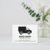 bedrijfswagen visitekaartje (Staand voorkant)