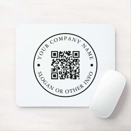 Bedrijfswebsite - QR Code Business Promotion Muismat (Met muis)