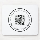 Bedrijfswebsite - QR Code Business Promotion Muismat (Voorkant)