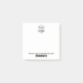 Bedrijfswebsite Social Media Professional Modern Post-it® Notes (Voorkant)