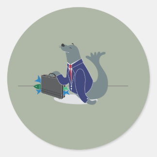 Bedrijfszegel Ronde Sticker
