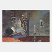 bedrijven, architecten en bouwbedrijven inpakpapier vel (Voorkant 3)