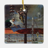  bedrijven, architecten en bouwbedrijven keramisch ornament (Voorkant)