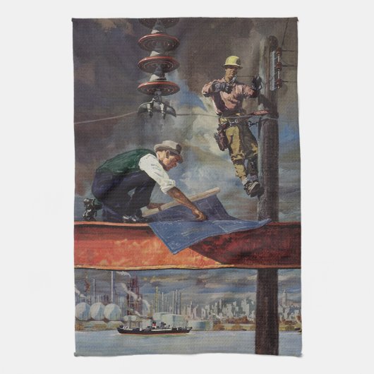 bedrijven, architecten en bouwbedrijven theedoek (Verticaal)