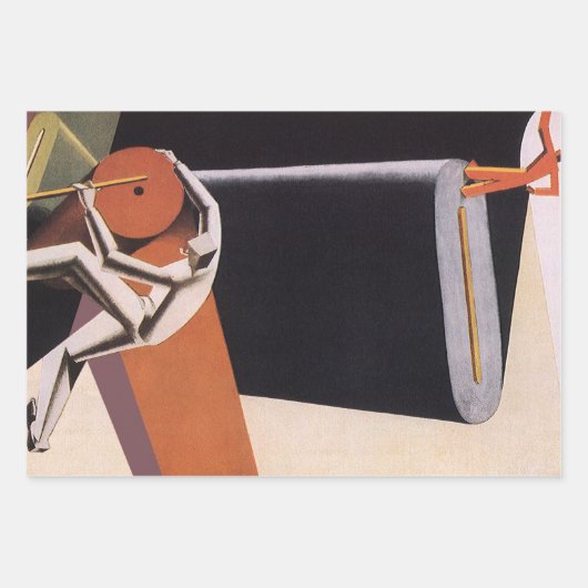  bedrijven, Art Deco-producten en textiel Inpakpapier Vel (Voorkant 2)