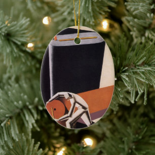  bedrijven, Art Deco-producten en textiel Keramisch Ornament