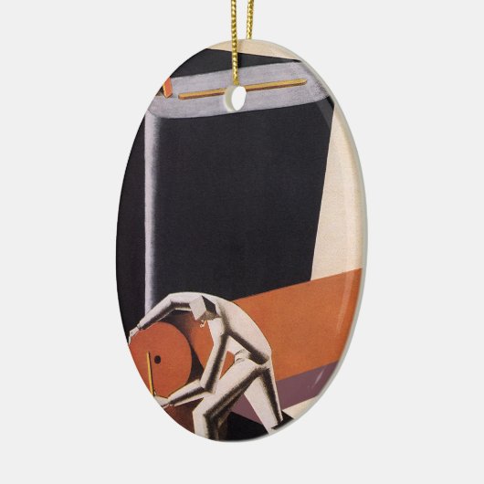 bedrijven, Art Deco-producten en textiel Keramisch Ornament (Links)