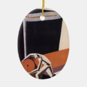  bedrijven, Art Deco-producten en textiel Keramisch Ornament (Voorkant)