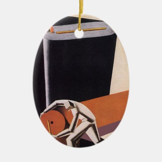  bedrijven, Art Deco-producten en textiel Keramisch Ornament (Voorkant)