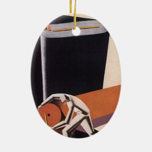  bedrijven, Art Deco-producten en textiel Keramisch Ornament (Achterkant)