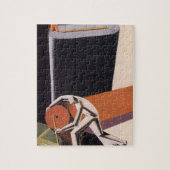  bedrijven, Art Deco-producten en textiel Legpuzzel (Verticaal)