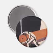 bedrijven, Art Deco-producten en textiel Magneet (Voorkant / Achterkant)