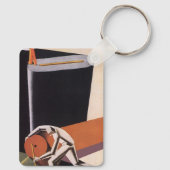  bedrijven, Art Deco-producten en textiel Sleutelhanger (Achterkant)